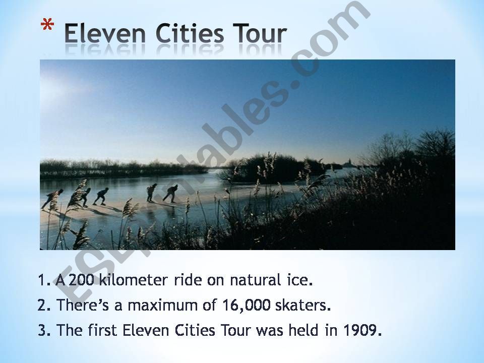 Eleven Cities Tour powerpoint