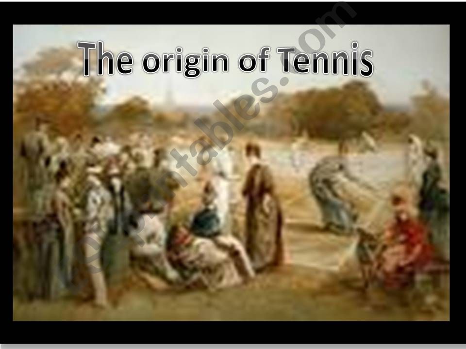 The History of Tennis powerpoint