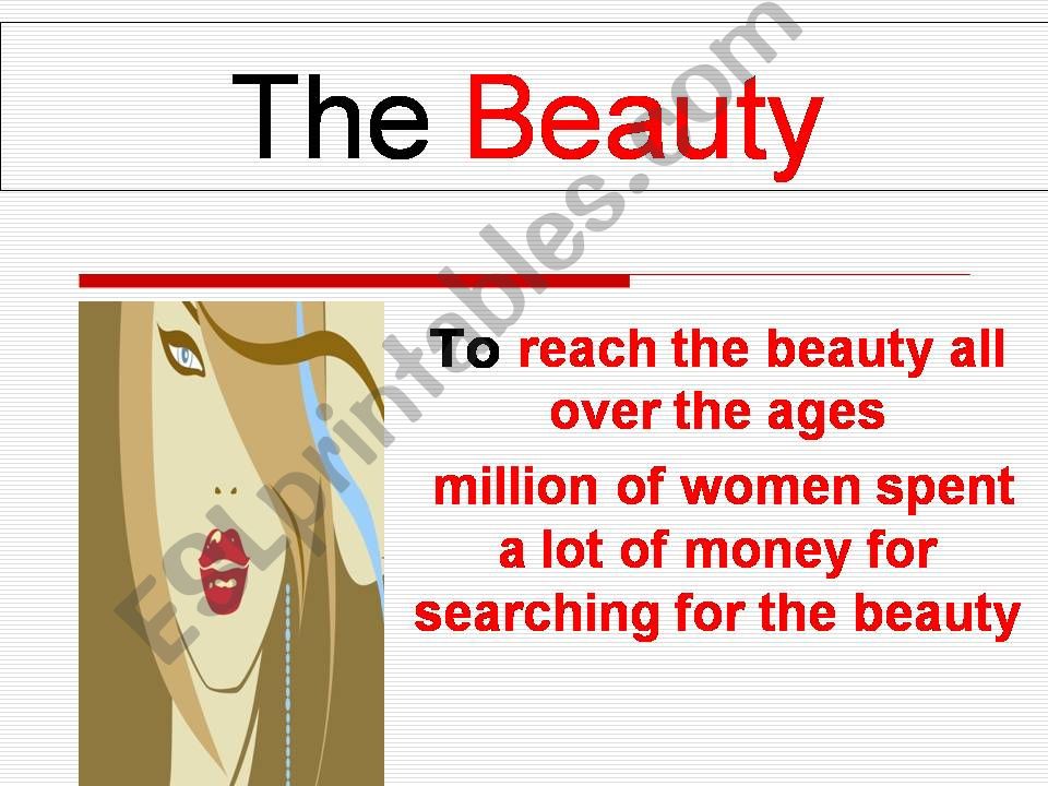 The beauty powerpoint
