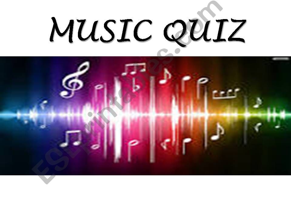 Music Quiz powerpoint