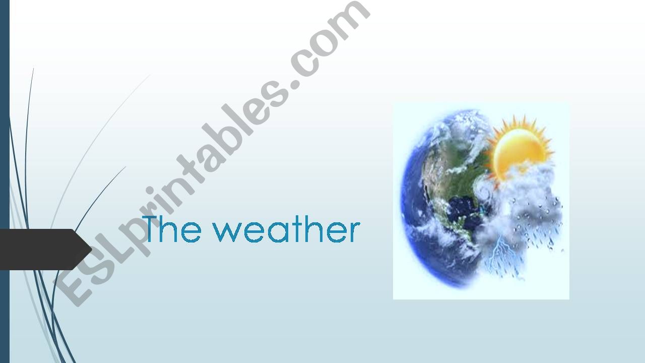 The weather powerpoint