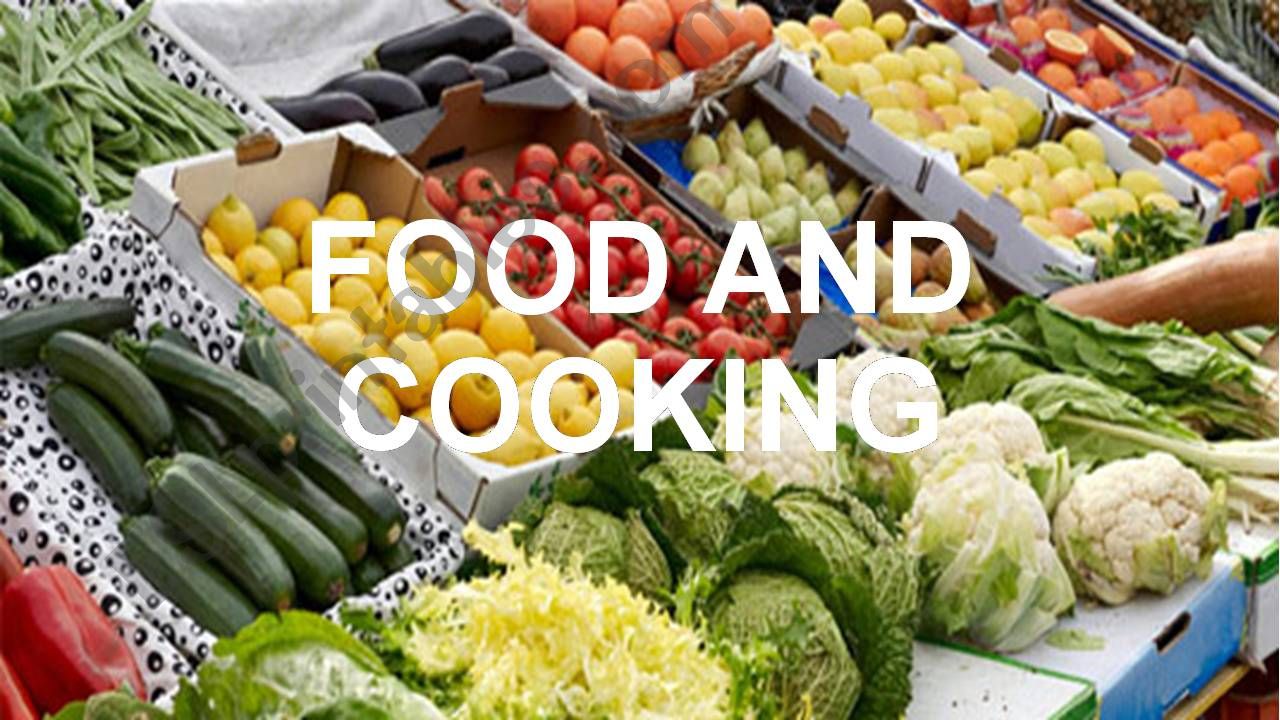 Food and cooking powerpoint