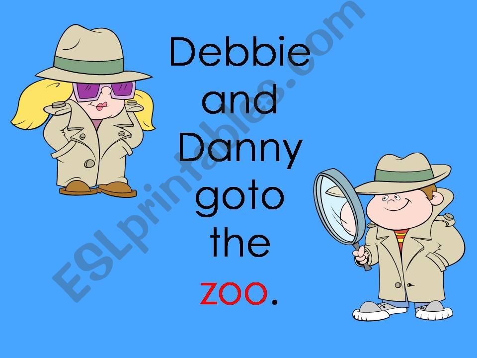 Danny and Debby go to the Zoo powerpoint