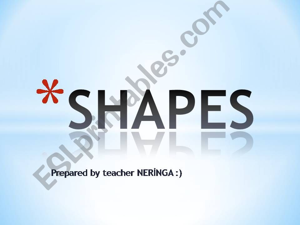 Shapes (flashcards) powerpoint