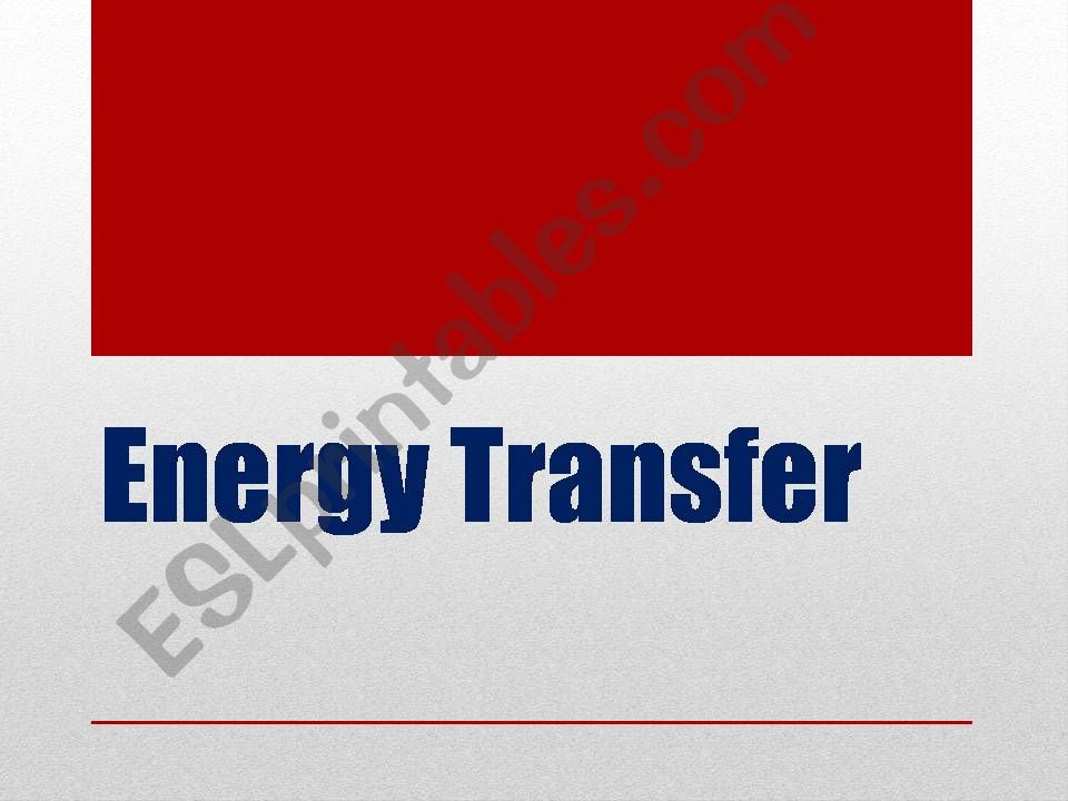 Energy Transfer Cycle (Producers, Consumers, Decomposers)