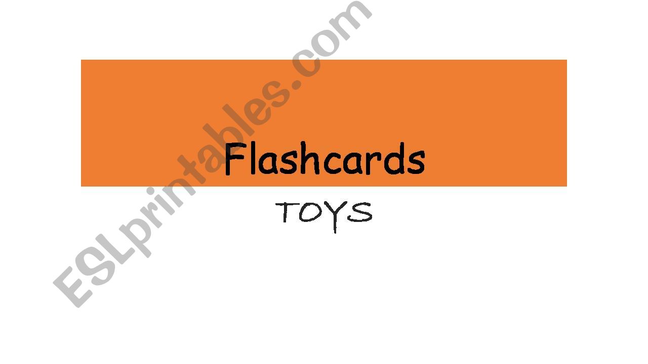 Toys powerpoint