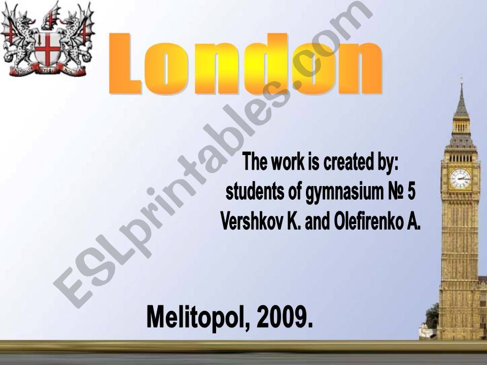 LONDON powerpoint