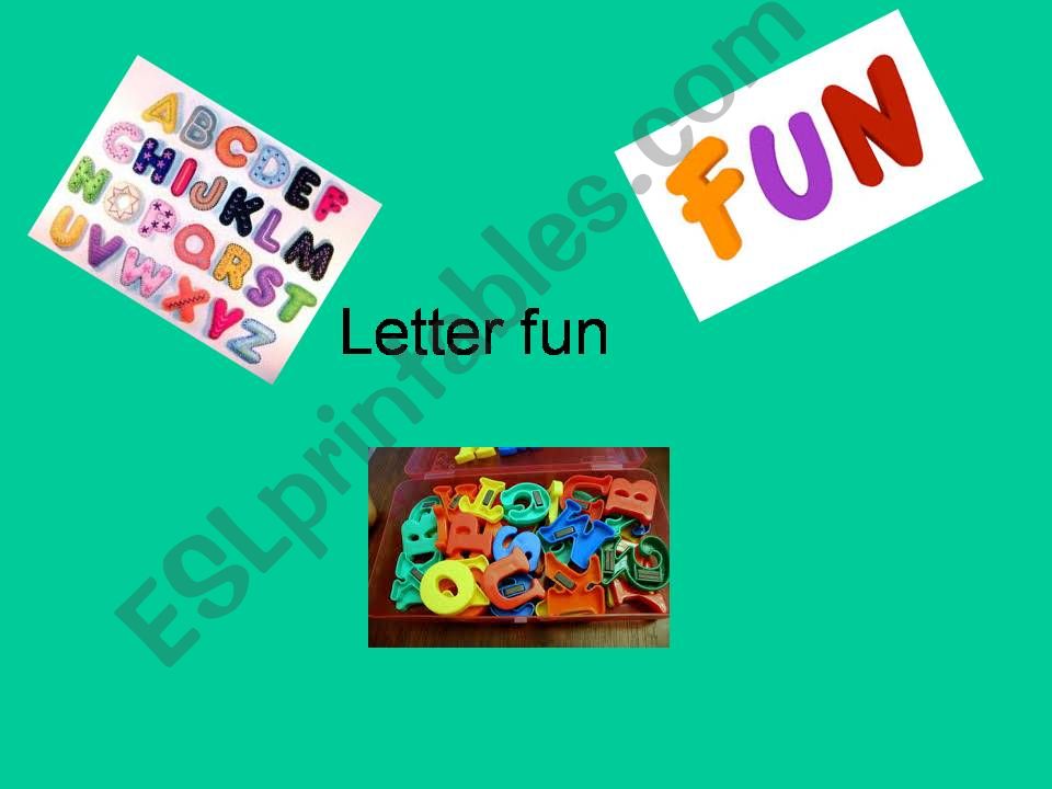 Letters fun powerpoint