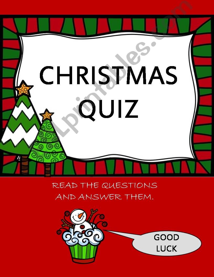 Christmas quiz powerpoint