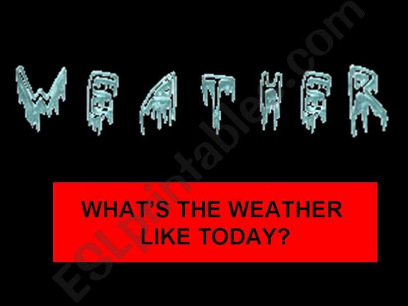 weather and clothes powerpoint