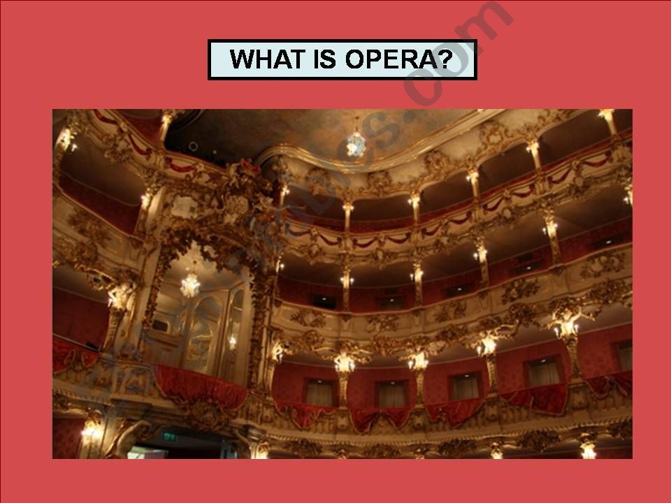 What is opera? powerpoint