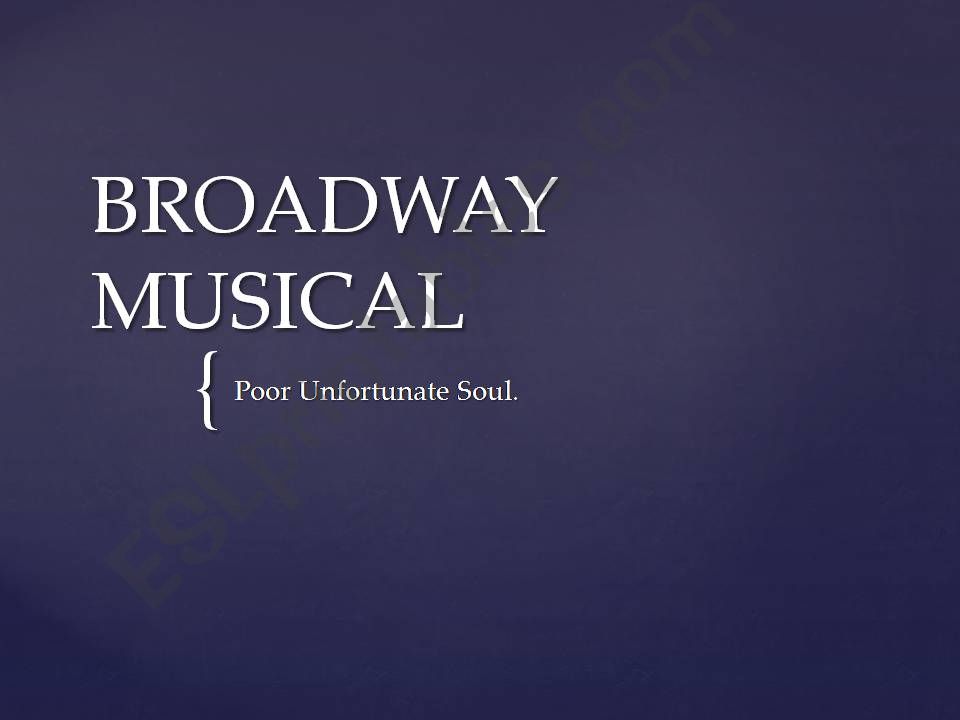 Broadway Musical The Little Mermaid 