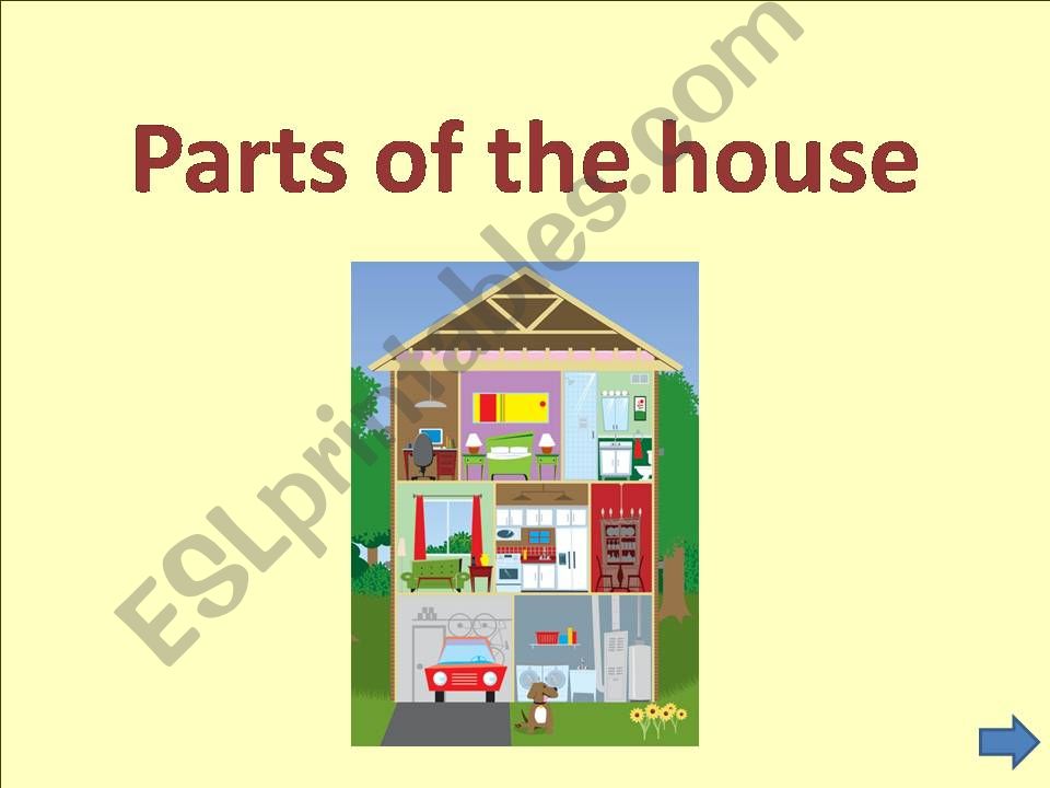 Parts of the house - Wheres Jenny? 