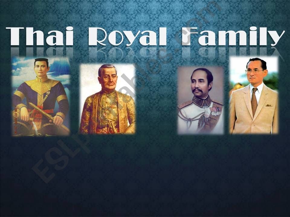 The Thai Royal Family Tree powerpoint