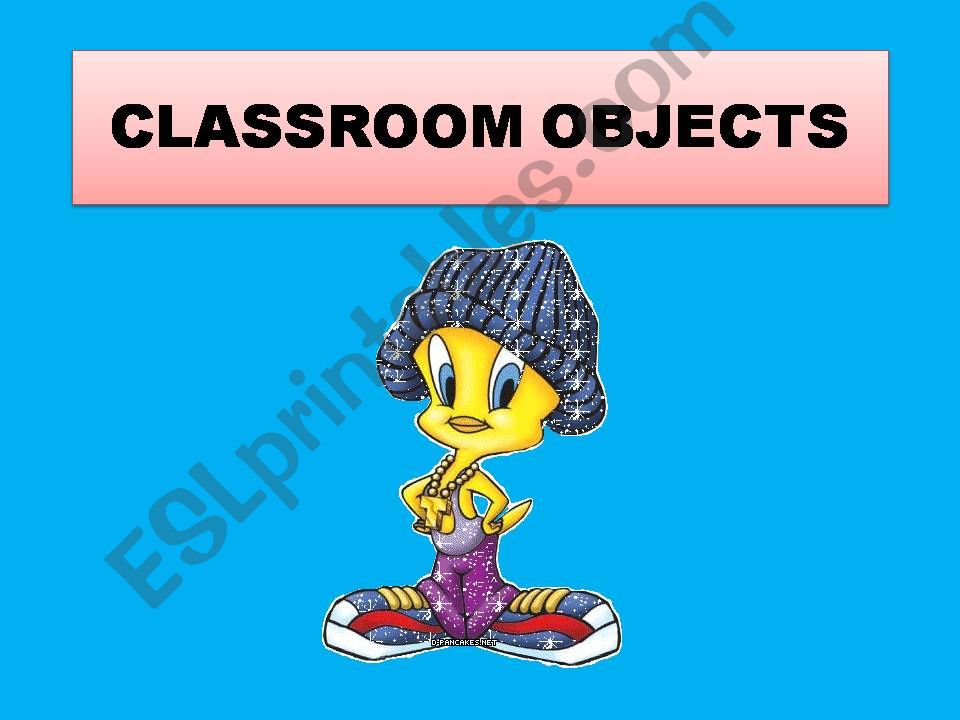 Classroom Objects powerpoint