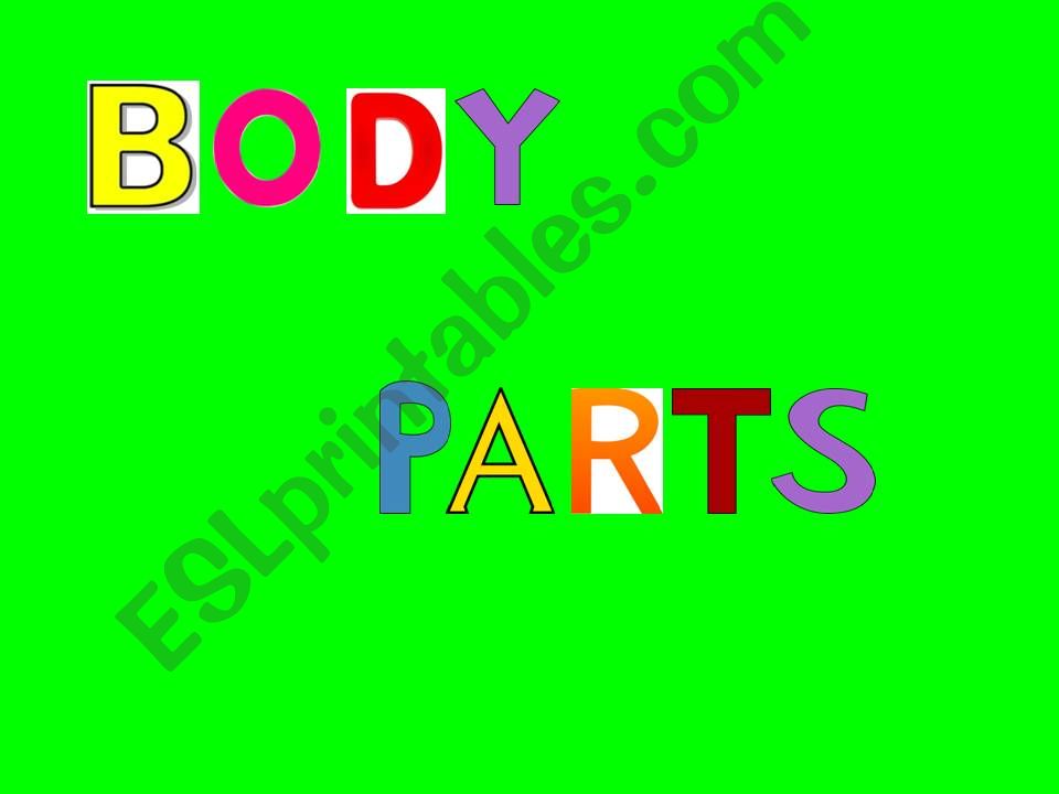 Body Parts powerpoint