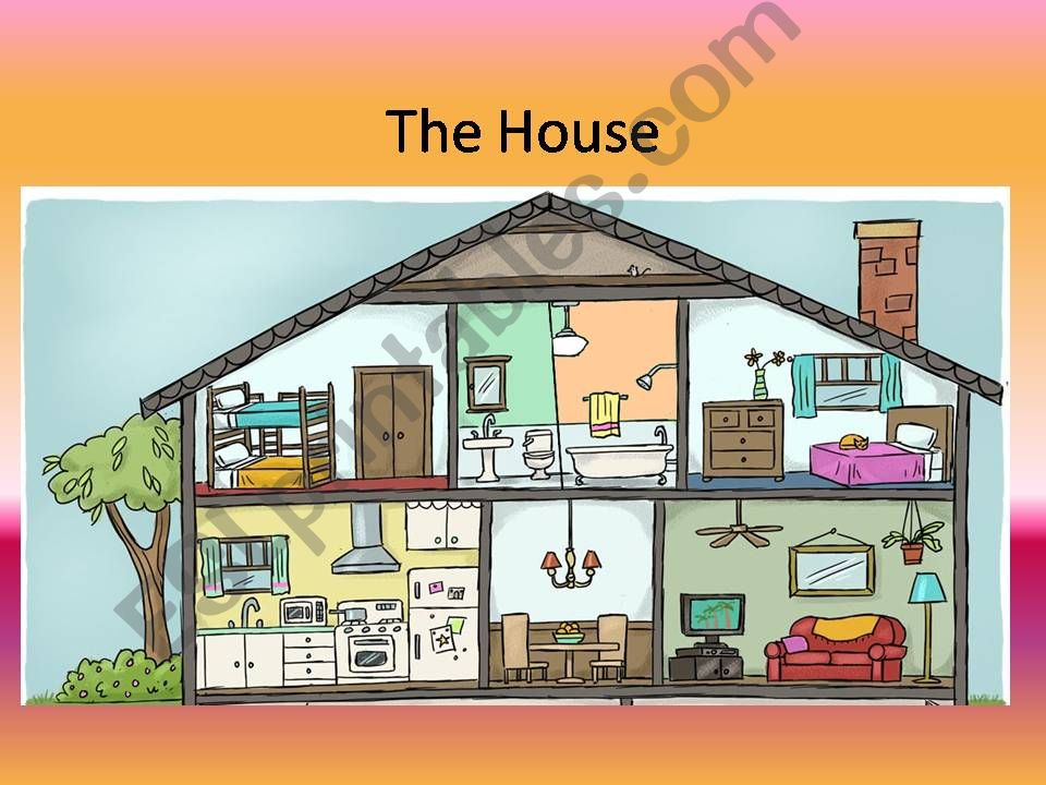 The house & furniture  powerpoint
