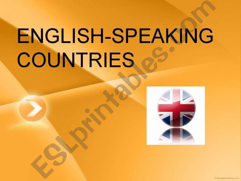 English-Speaking Countries powerpoint