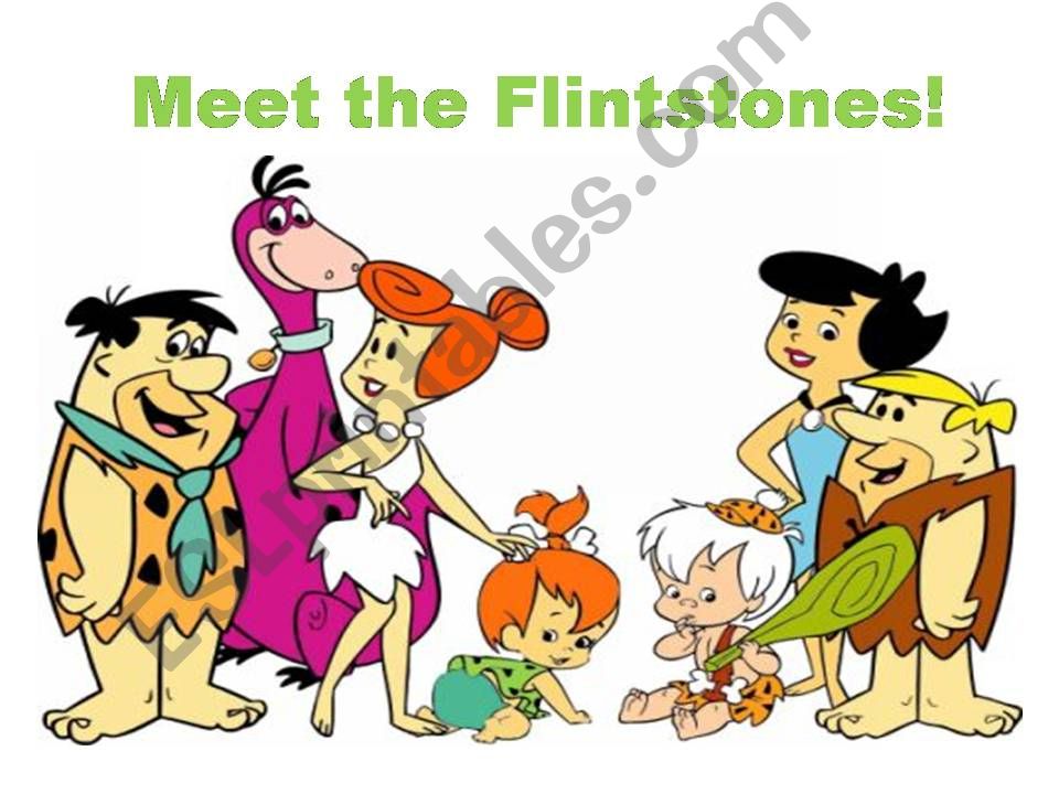 The Flinstone family powerpoint