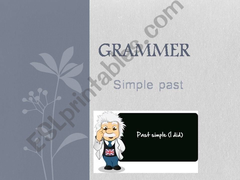 simple past powerpoint