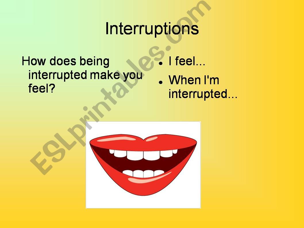 Questions About Interruptions powerpoint