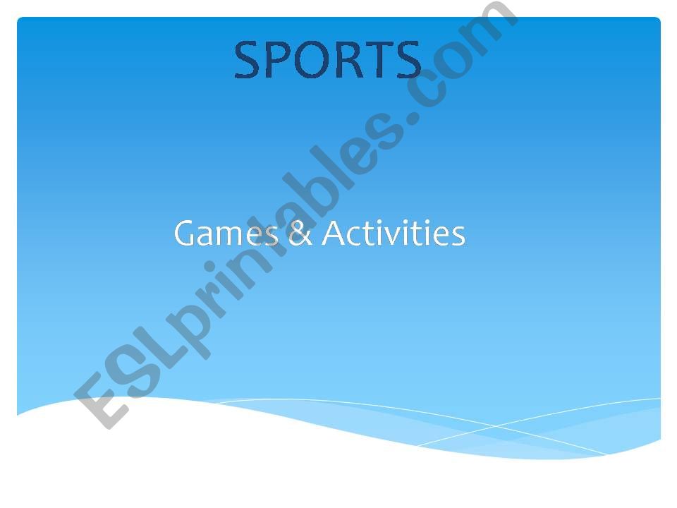 sports powerpoint