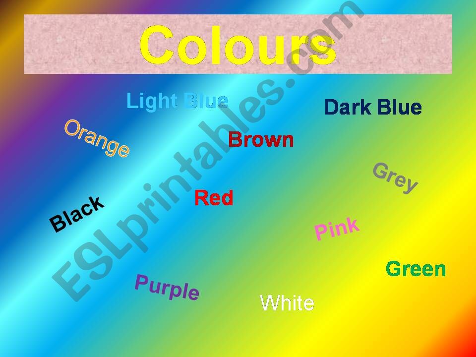 Colours powerpoint