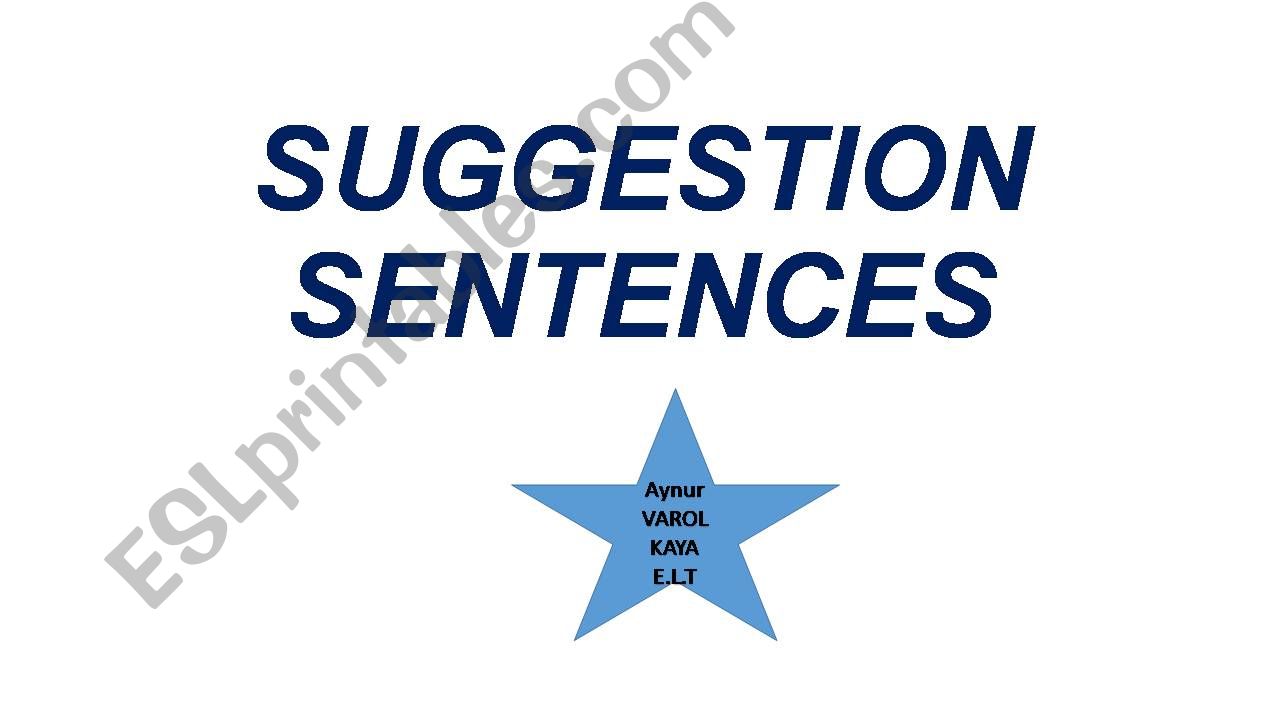 suggestion forms powerpoint