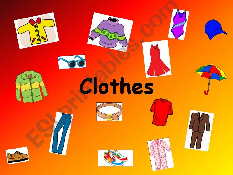 Clothes powerpoint