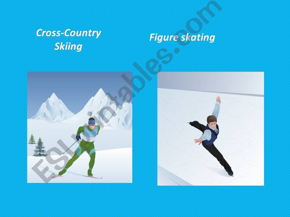 Winter Sports powerpoint