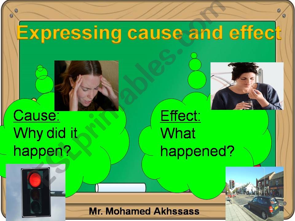 Expressing cause and effect powerpoint