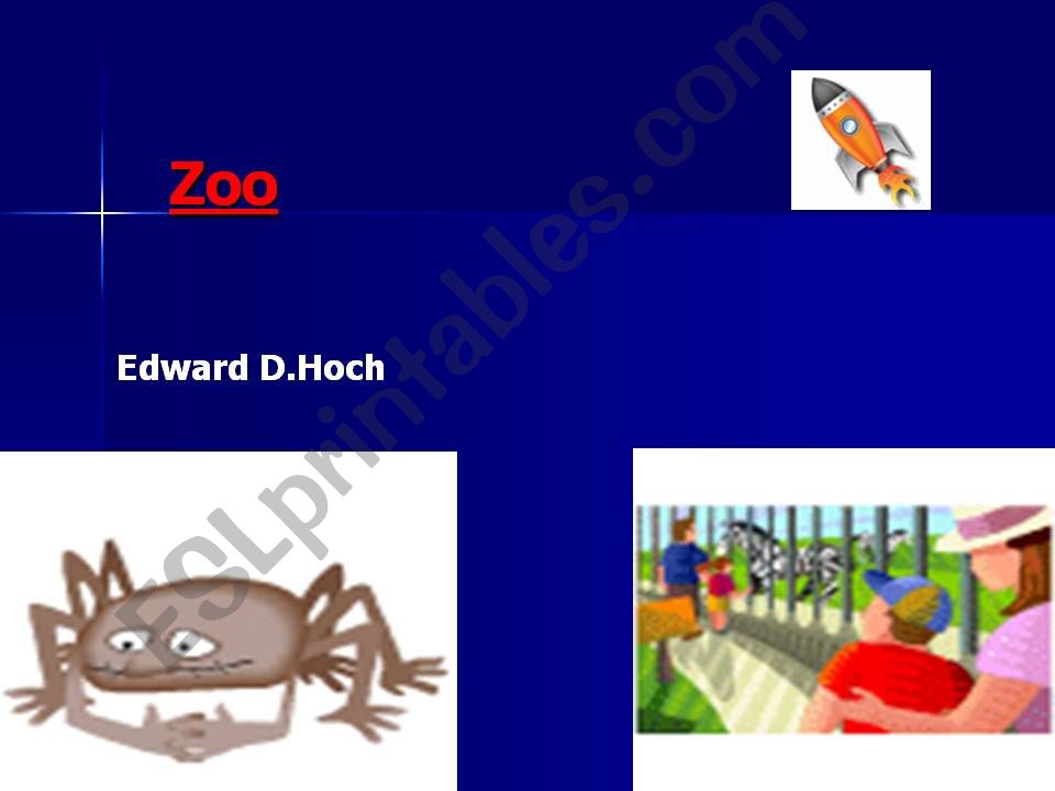 Zoo short story  powerpoint