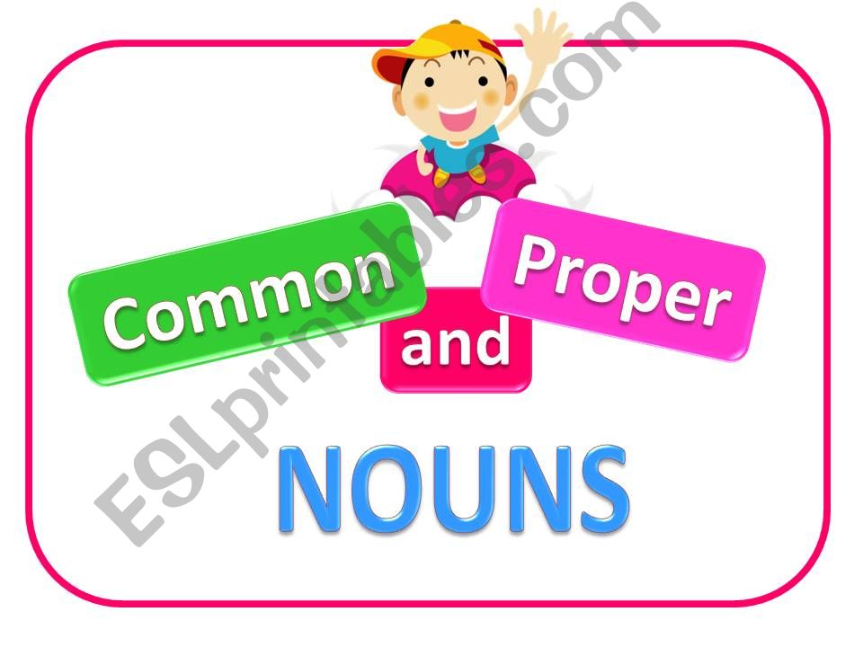 Common and Proper Nouns powerpoint
