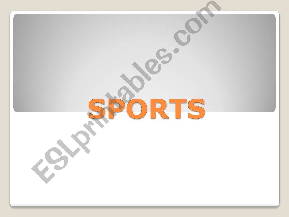 sports powerpoint