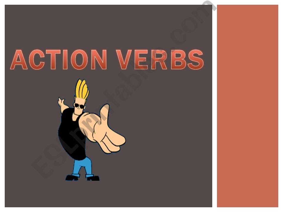 Action Verbs powerpoint