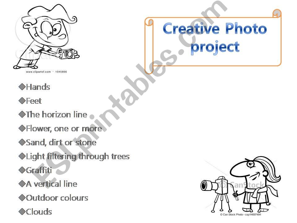 Creative Photo Project powerpoint