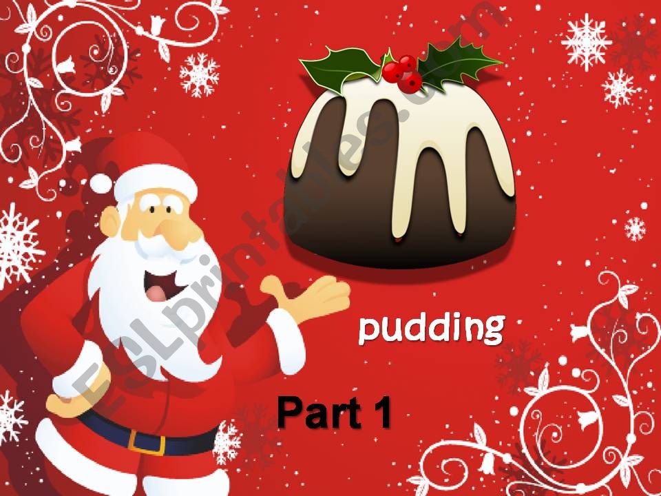 Christmas vocabulary part 1 powerpoint