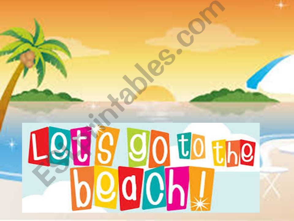 lets go to the beach powerpoint