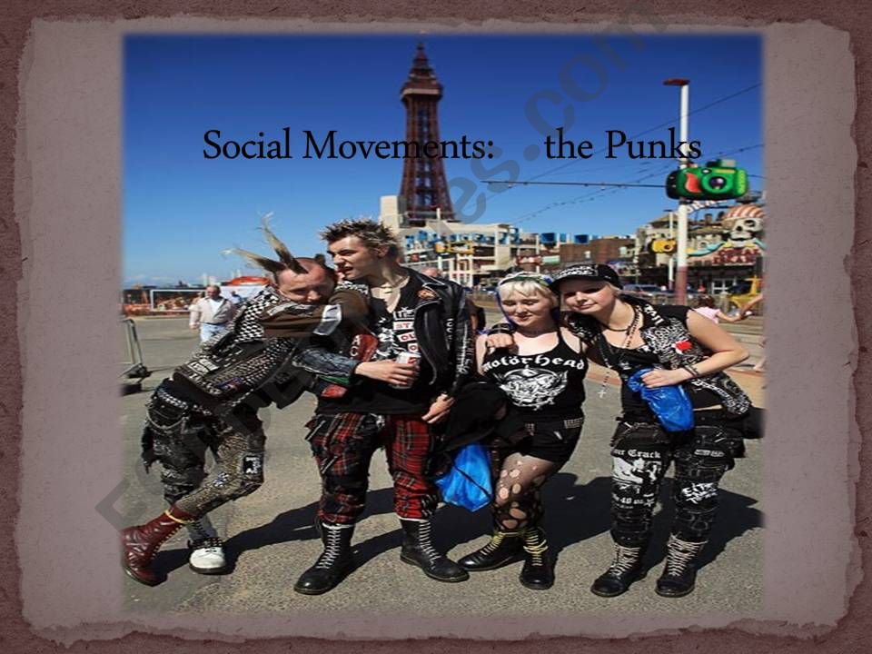 Social Movements: The Punks powerpoint