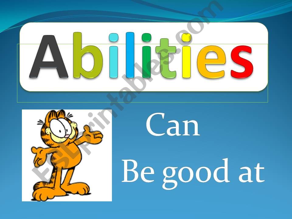 Abilities powerpoint