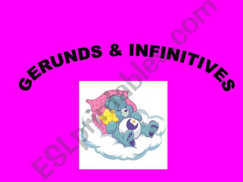 gerund infinitive powerpoint