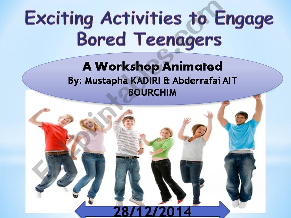 Exciting activities to engage bored teenagers