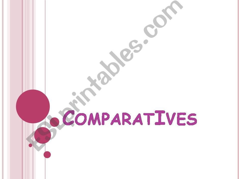 comparatives powerpoint