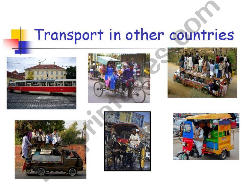 Transport (Part 3 of 4) powerpoint