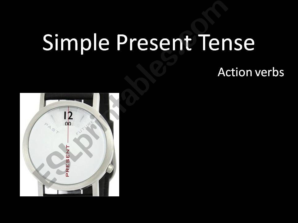 Simple present powerpoint