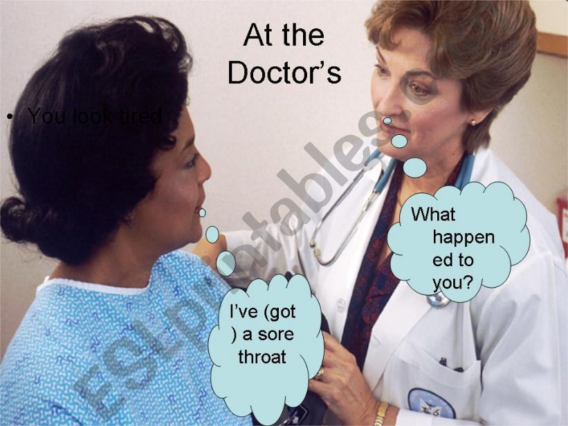 At the Doctors Role Play powerpoint