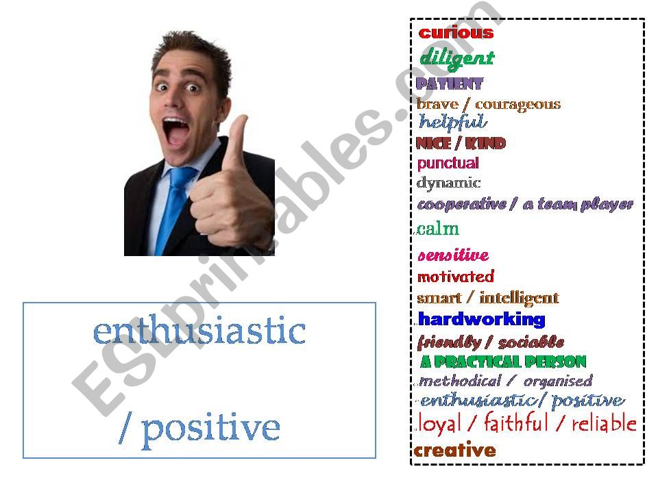 What are your best qualities? powerpoint