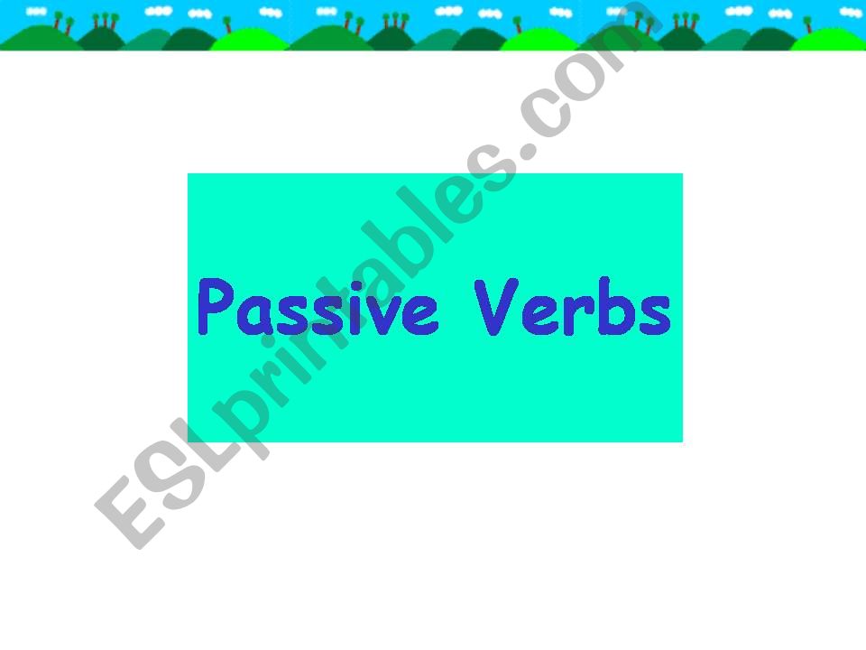 Passive voice powerpoint