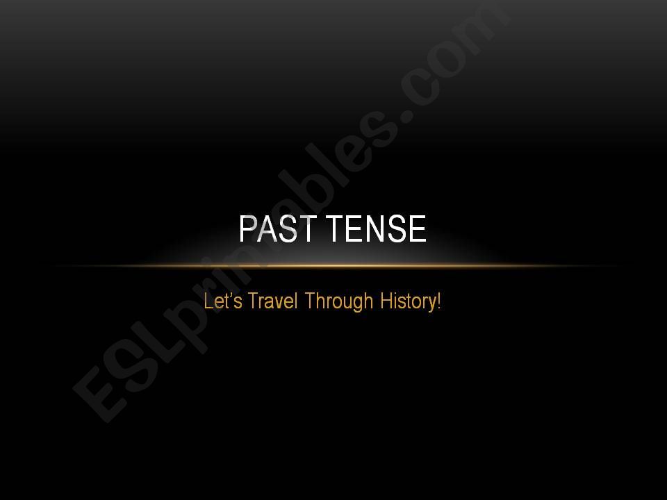 Past Tense /id/ and /d/ powerpoint