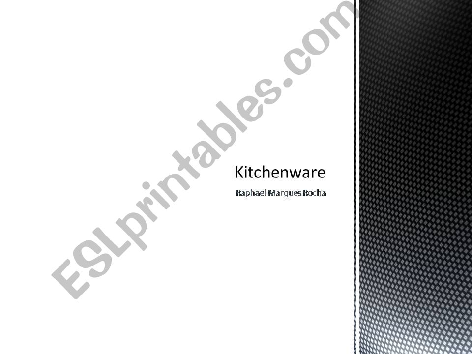 In the Kitchen powerpoint